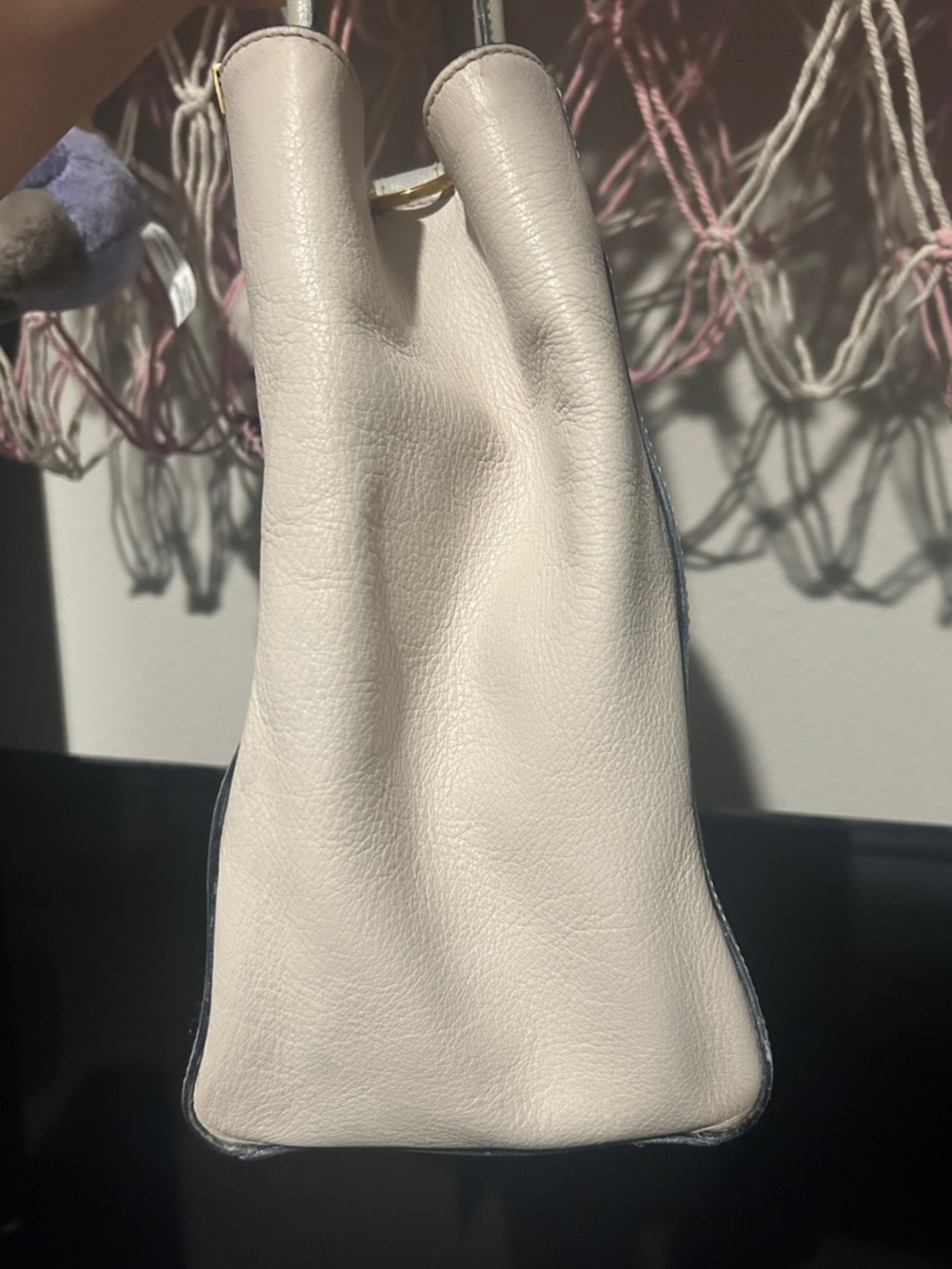 Fendi 2Jours white and rare mint green Medium Tote Bag - Picture 4 of 17